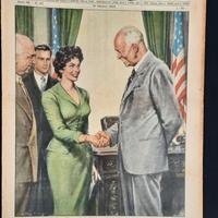 La Domenica del Corriere 31 ottobre 1954 Marziani