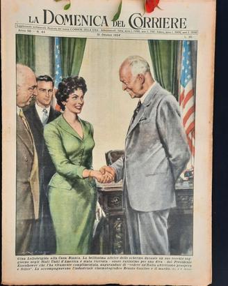 La Domenica del Corriere 31 ottobre 1954 Marziani
