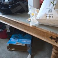 tavolo in legno 180cmx90cm+ 3 sedie