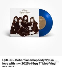 Queen Bohemian Rhapsody 2025 7” Blue Vinyl