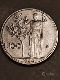 100 Lire 1990 piccole 