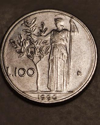 100 Lire 1990 piccole 