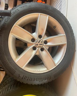 Cerchi + gomme invernali vw polo