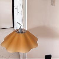 Lampadario vetro giallo