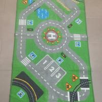 "Tappeto gioco IKEA con strade e città per bambini