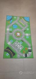 "Tappeto gioco IKEA con strade e città per bambini