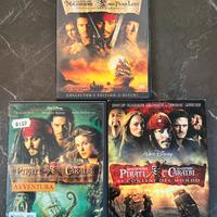 Serie dvd di 3 film PIRATI DEI CARAIBI