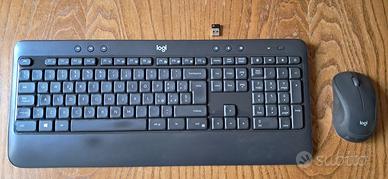 Tastiera e mouse wireless Logitech MK540