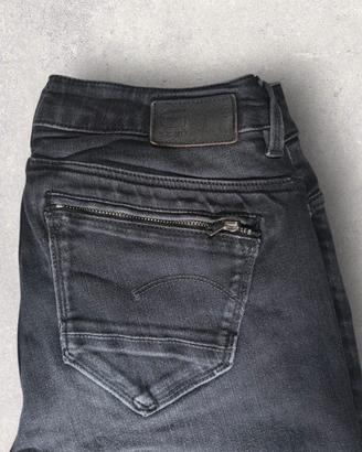 Jeans G-Star RAW Midge Nero Donna S Skinny Vintage