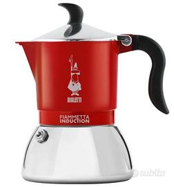 Bialetti 0007144 Caffettiera, Rosso, 4 Tazze
