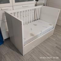 culla Ikea+ Materasso poliuretano espanso Aloe Ver