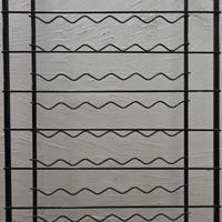 2 Cantinette portabottiglie in metallo