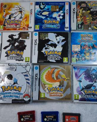 NINTENDO DS 3DS GIOCHI POKEMON