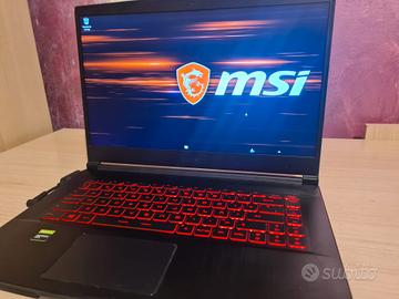 PC portatile gaming MSI 1660ti NVIDIA