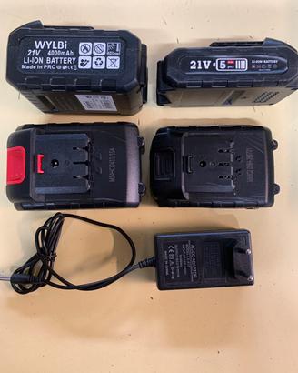 Batterie  power check 21V per motosega/avvitatori