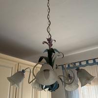 Lampadario e abajou da camera