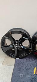 Audi Q3 4 cerchi da 17" originali neri 