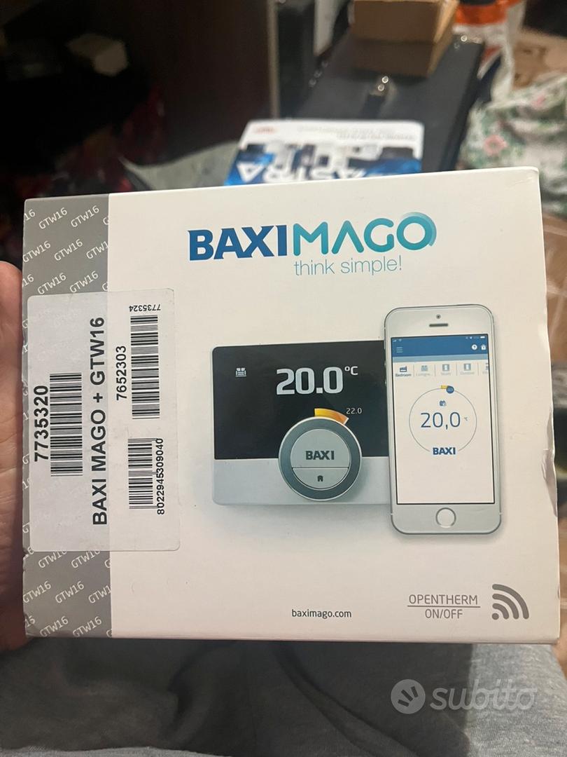 Cronotermostato modulante wi-fi Baxi Mago Informatica In vendita