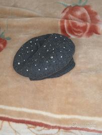 cappello grigio classy style 