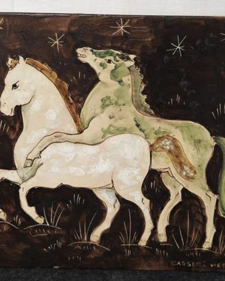 Cassetta Vietri – Mattonella in ceramica ‘80