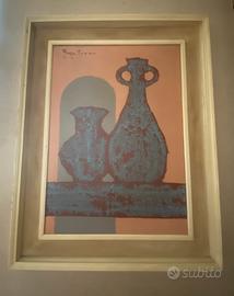 Quadro Beppe Morino con cornice - anno 71