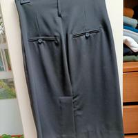 Longuette gonna nera a vita alta