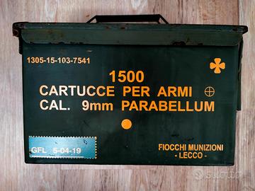 Cassetta militaria - E.I. cassa militare vintage