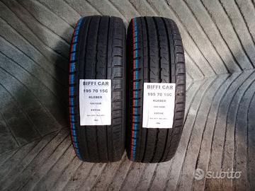 2 gomme 195 70 15c kleber a404