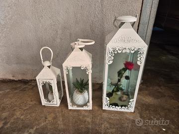 set 3 lanterne decorative