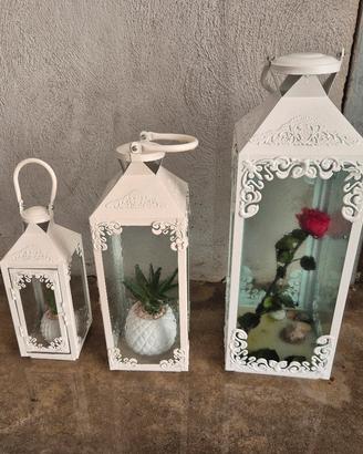 set 3 lanterne decorative