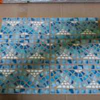 GRECA MOSAICO 10X20 BLU