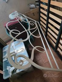 letto ferro battuto designer 