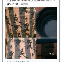 porta giochi in stoffa o portabiancheria 