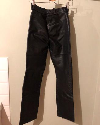 PANTALONI IN PELLE ANNI '70 DA MOTO