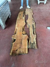 Tavole in legno di tasso 6cmx250cm