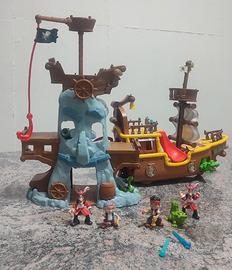 Galeone + isola Jake il pirata