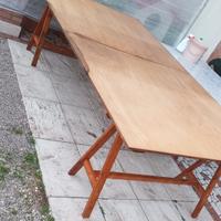 TAVOLO IN LEGNO VERSATILE E SMONTABILE
