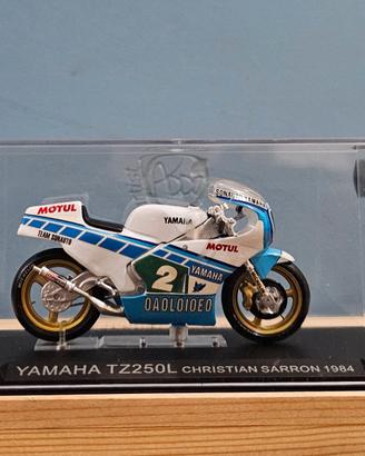 Yamaha TZ250L Christian Sarron 1984 modellino moto