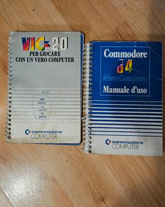 manuali vic 20 e commodore 64