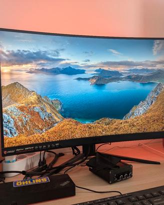 Monitor Gaming Curvo MSI G27C4 27"/ 165 Hz/ 1ms
