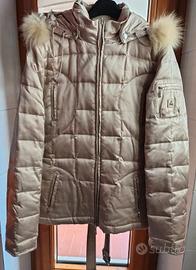 Piumino donna Breach beige 100% fiocco di piumino