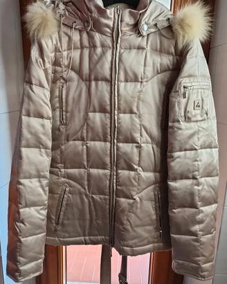 Piumino donna Breach beige 100% fiocco di piumino