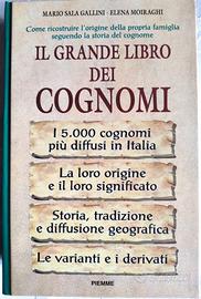 IL GRANDE LIBRO DEI COGNOMI