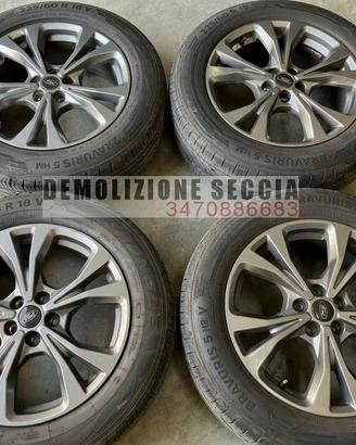 04 cerchi e gomme 18°pollici ford kuga ( bruniti )