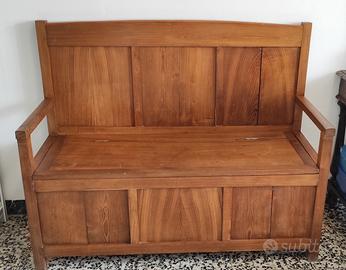 Cassa panca in legno 