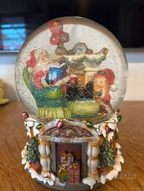 SnowGlobe Palla do Neve Natale Christmas Vintage