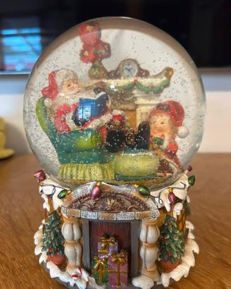 SnowGlobe Palla do Neve Natale Christmas Vintage