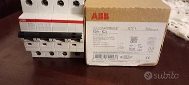 magnetotermico abb  curva k