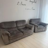 Divano letto e poltrona Poltronesofà