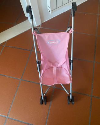 Passeggino x bambole giocattolo rosa